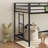 Adam Sturdy Junior Loft Bunk For Kids With Easy Climbing Ladder, Space Saving