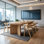Modern Rectangular Solid Wood Conference Table