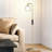 Arched Floor Lamp With Glass Shade, Remote Control And Bulb Included-1580996823