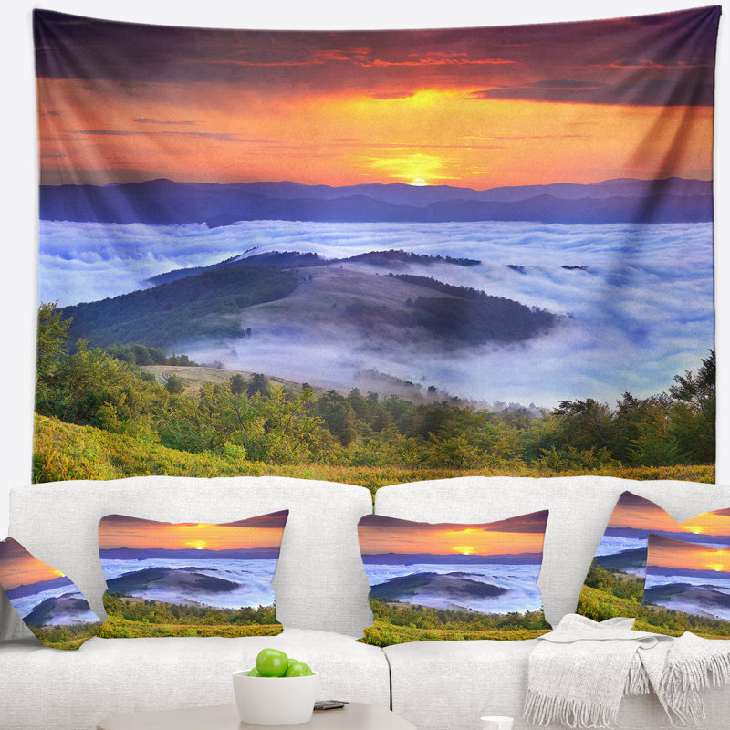 Polyester Tapestry, 50" H x 60" W