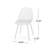 Weather- Outdoor Seats - White Polypropylene, Stable Construction, Diamond Mesh Polypropylene Chairs , , Appearance-1949327647