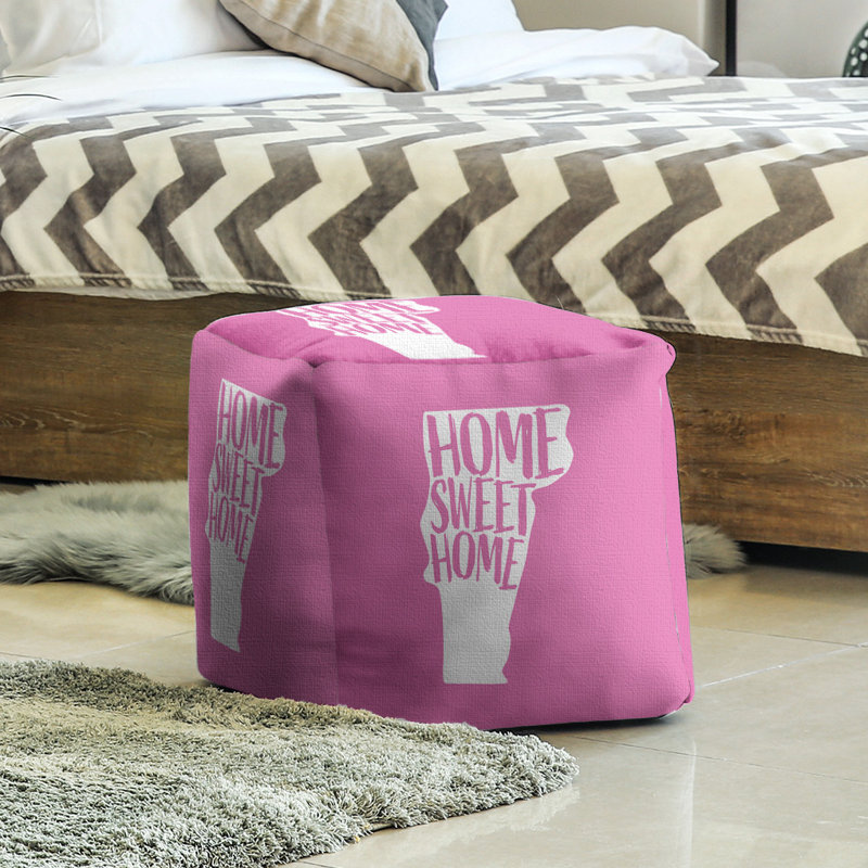 Repose-pieds à cubes vermont the home, Rose