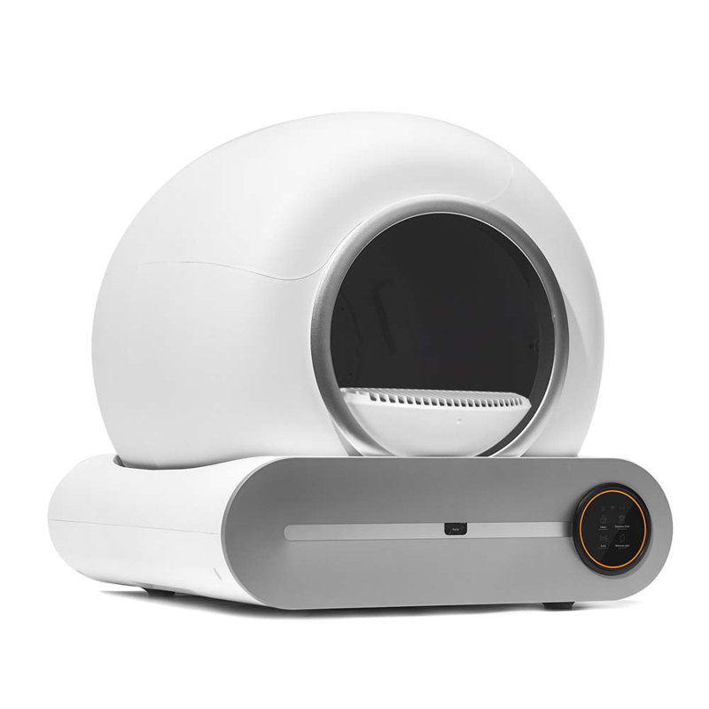 Self-cleaning Smart Cat Litter Box With Liner, Automatic Scooping & Odor Removal, App Control, 2.4g Wifi Support