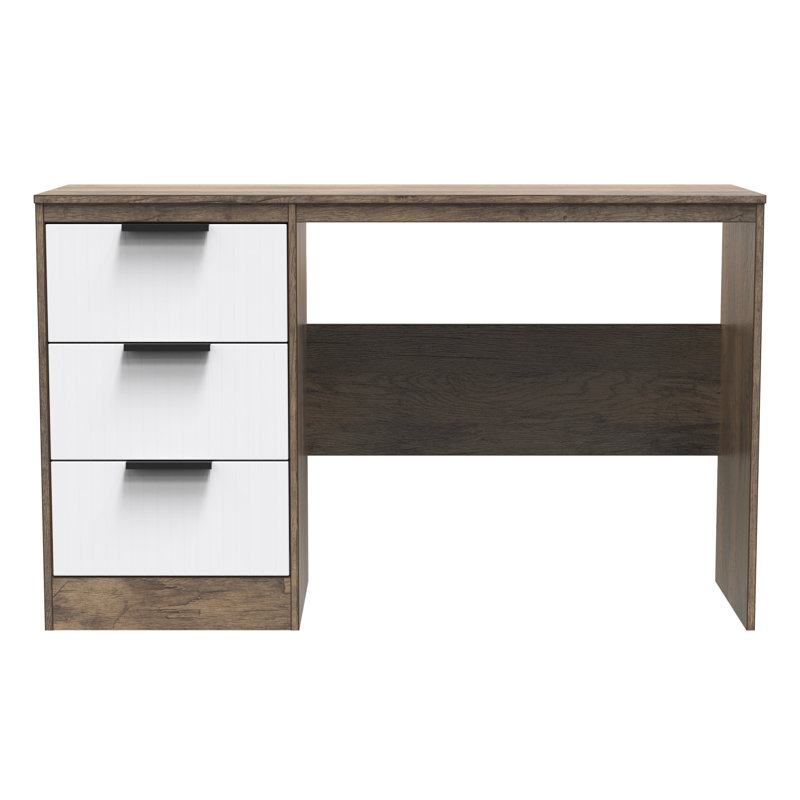 Berklie Dressing Table, White Matt/Vintage Oak