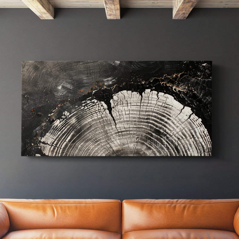 Abstrait, série 2 # Lxxv-Gallery, H 24 po x l 48 po
