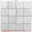 Calacatta 12" x 12" Marble Mosaic Tile-79891940