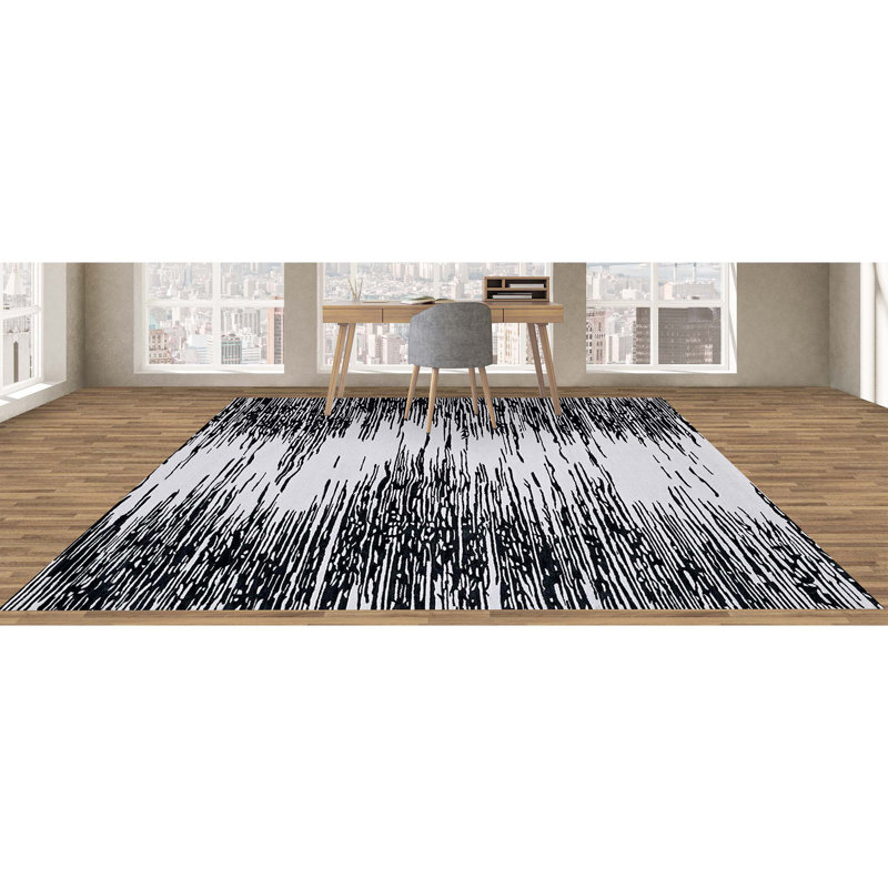 Abstract Indoor Rug, Rectangle 5' x 8'