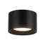 Uma 6-in Black dimmable LED Semi-Flush Mount-994385678
