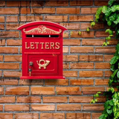 Berkay Metal Wall Mounted Post Box
