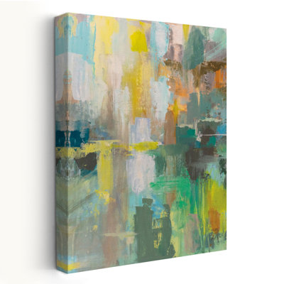 Art abstrait et reflet turquoise II