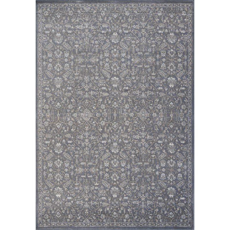 Tapis en viscose taupe, ivoire et beige Elias