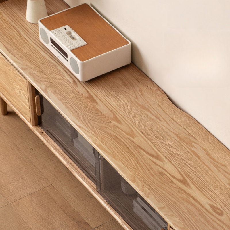 Simple Solid Wood TV Stand