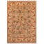 Tapis vert / beige en laine noué à la main à motif floral 6 pi 2 po x 9 pi 3 po William Morris