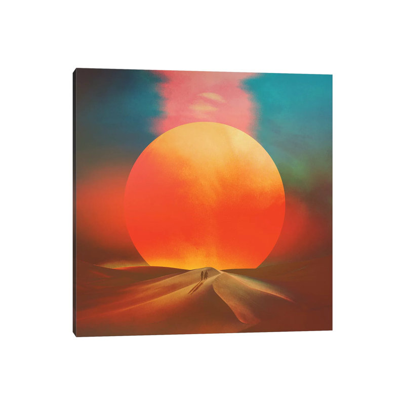 Setting Sun by Fran Rodriguez - Wrapped Canvas Print, 66.04 cm H x 66.04 cm W x 1.91 cm D