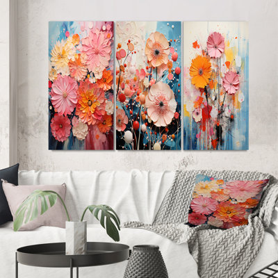 " Collage Kaleidoscope " 3 - Pieces