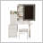 Vanity Desk Set with Sliding Lighted Mirror, Makeup Dressing Table with 4 Drawers & 9 Storage Spaces, Hidden Compartments and Cushioned Stool, White Beauty Furniture for Bedroom