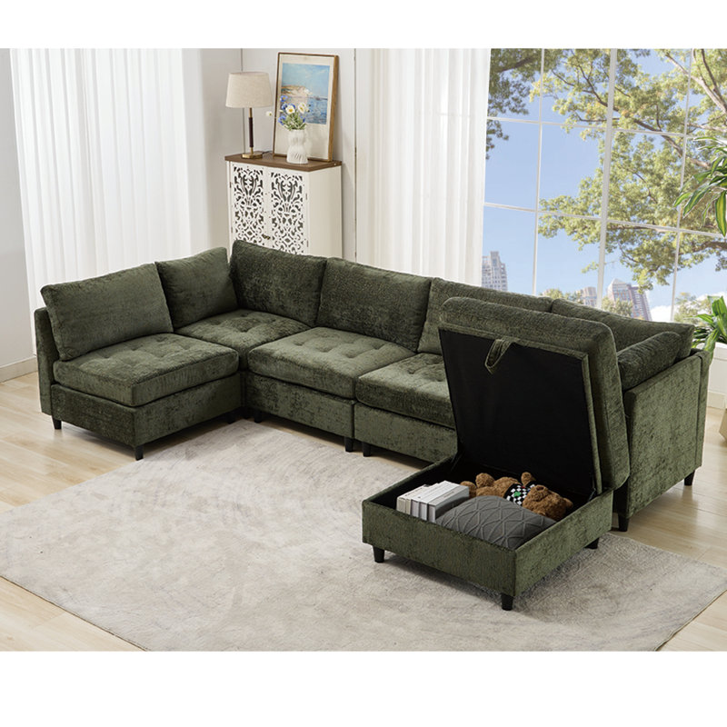 Canapé modulaire Modern, Vert