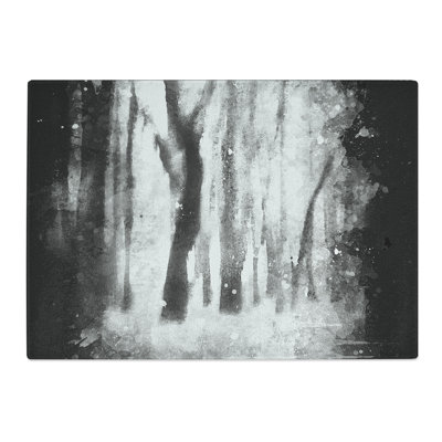 Tempered Glass Forest Blur Chopping Board