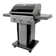 Permasteel 3-Burner Compact Propane Gas Grill with Foldable Side Tables and Grilling Tool Hooks