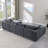Starto Upholstered U shape Sectional Sofa by Hallstatt