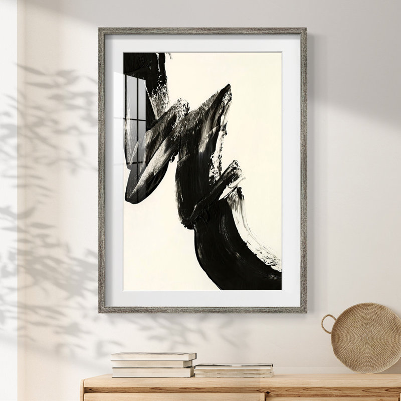 Black Expression II - Impression encadrée, H 28,5 po x l 20,5 po