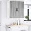 Vidaxl Kitchen Wall Cabinet Sonoma Oak 60 X 31 X 80 Cm Engineered Wood-121218130-121218133