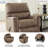 Faux Leather Recliner-1193351093