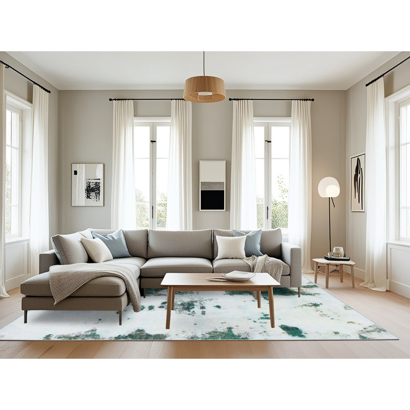 Tapis abstrait moderne 831, Rectangle 8 pi x 10 pi