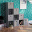 Penhook 128 cm H x 128 cm W Cube Bookcase-1080455501-1080455507