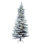 Utica Flocked Fir Slim Artificial Christmas Tree