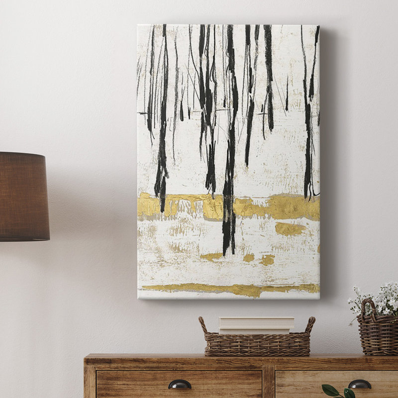 «Gilded Winter II», reproduction sur toile tendue, H 36 po x l 24 po x P 1,5 po