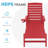 Grzedzinska Reclining Outdoor Lounge Adirondack Chair-1990471276