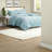 Luxury Faux Fur Bedding Sets, Teal Blue Polyester Comforter For Home