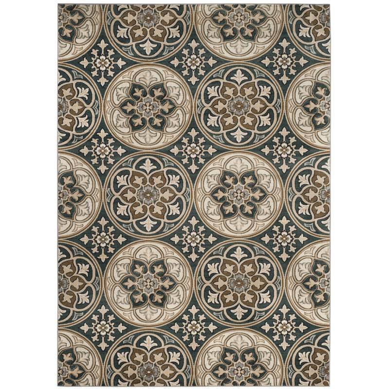 Klose Performance Geometric Rug, Rectangle 9' x 12'