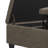 Harrison 36"W Upholstered Faux Leather Transitional Square Lift-Top Ottoman With Storage