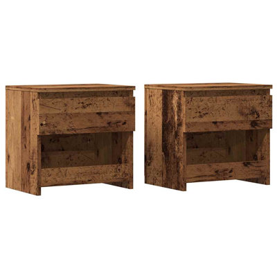 Staal 40cm W Manufactured Wood Bedside Table