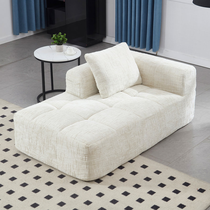Canapé en chenille, canapé-lit modulaire minimaliste