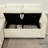 L-Shaped Chenille Sectional With 7 Seats, Storage, Beige , 97 Inch For Decor 7 Capacity And Storage