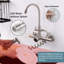 Robinet de cuisine à poignée simple tactile avec accessoires