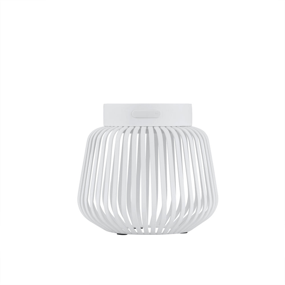 Lito Rechargeable LED Lantern, 4.7" H x 5.3" W x 5.3" D, White