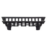 Modern Ember Essen Cast Iron Fireplace Log Grate | Heavy-Duty Fire Pit Cradle