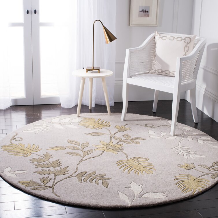 Winston Porter Candelo Hand Tufted Floral Rug & Reviews | Wayfair