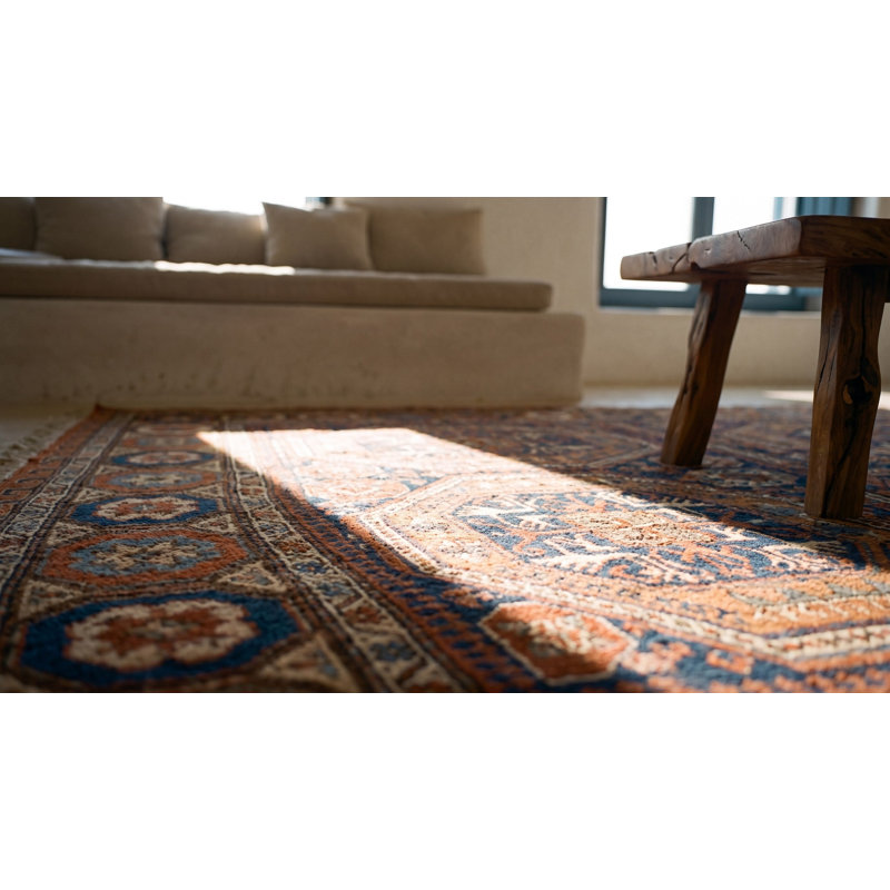 Antique Caucasian Late 19th Century Soumak Flat Weave Tribal Kilim Rug