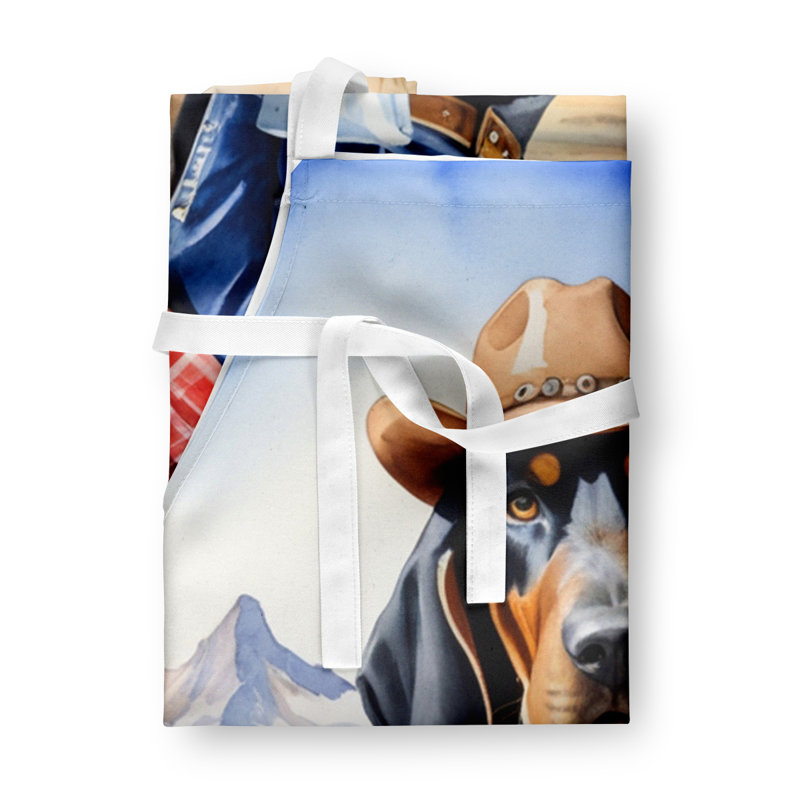 No Pattern Bib Apron