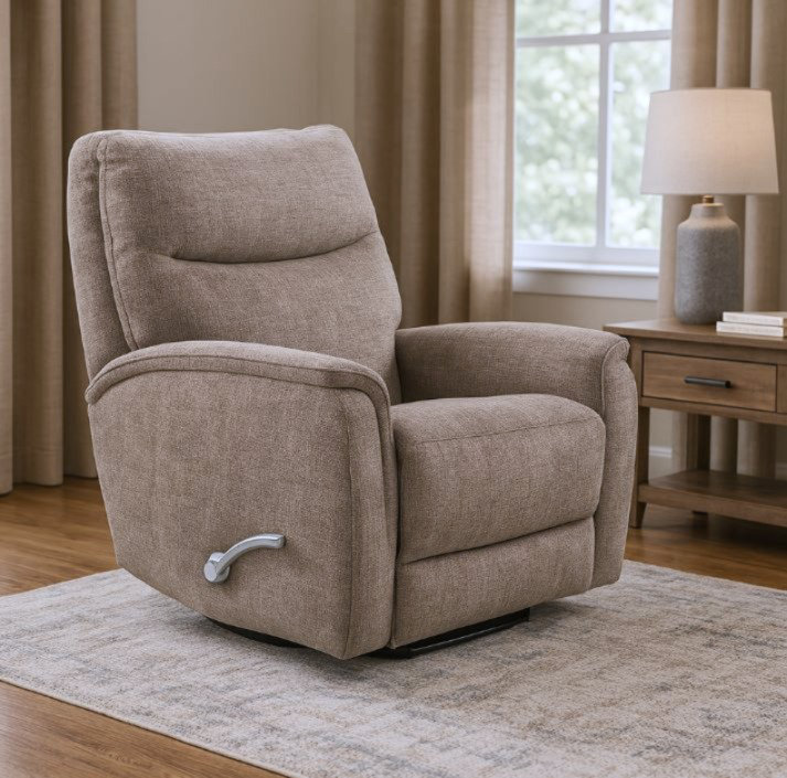 Fauteuil inclinable manuel pivotant Man Wah Brisbane, Taupe