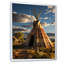 «Native Tipi Serenitys Refuge», reproduction sur toile-19106375-19106371