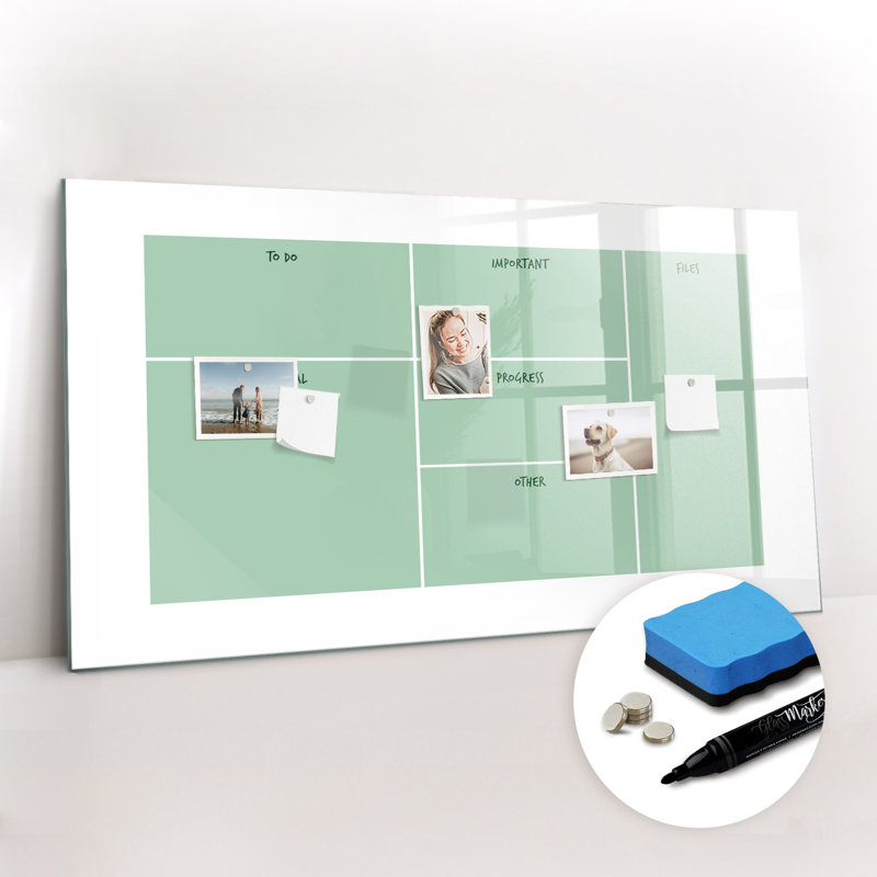Magnetic Glass Dry Erase Board