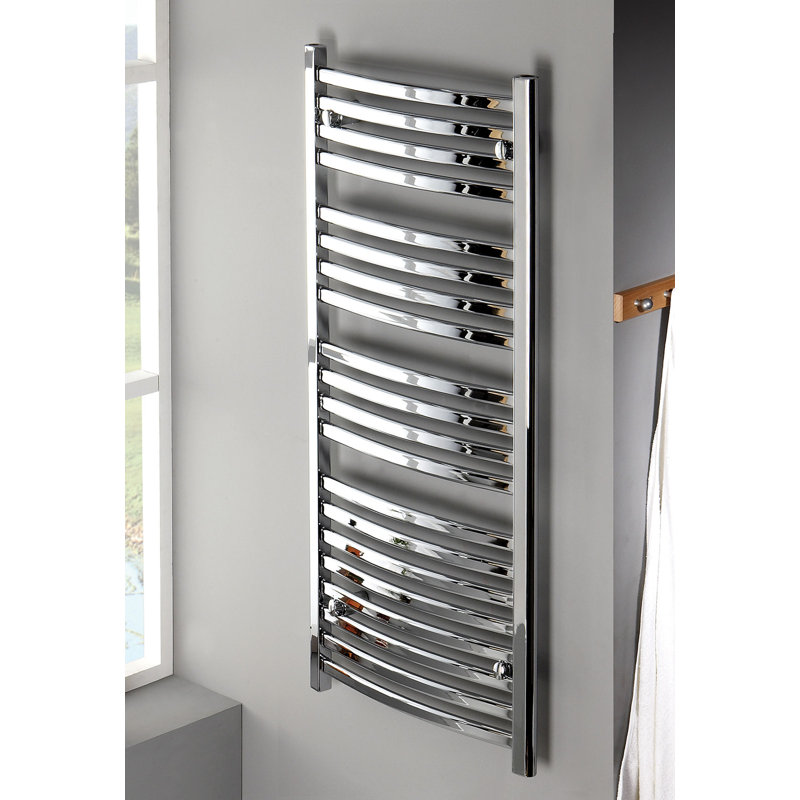 Straight Towel Rail Heated Towel Rails, 1180mm H x 500mm W x 100mm D