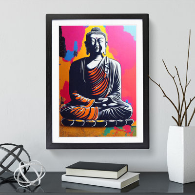 Colourful Buddha No.2 - Wall Art