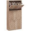 Armoire de rangement pour chaussures mince avec 3 tiroirs rabattables pour 9 à 12 paires de chaussures